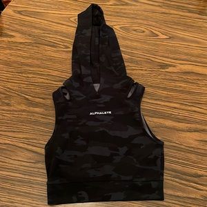 Alphalete hooded tank